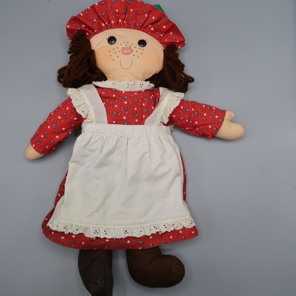 Vintage 1981 Hallmark‎ Cards Cloth Rag Doll 17" Christmas Toy